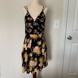 Floral Wrap Dress